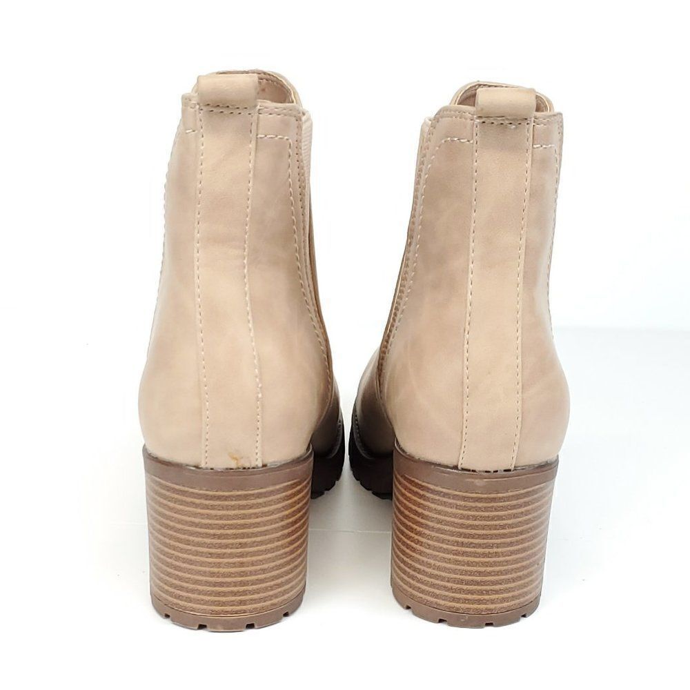 MIA Lylith Chelsea Lug Ankle Boot Size 10 - Picture 4 of 12